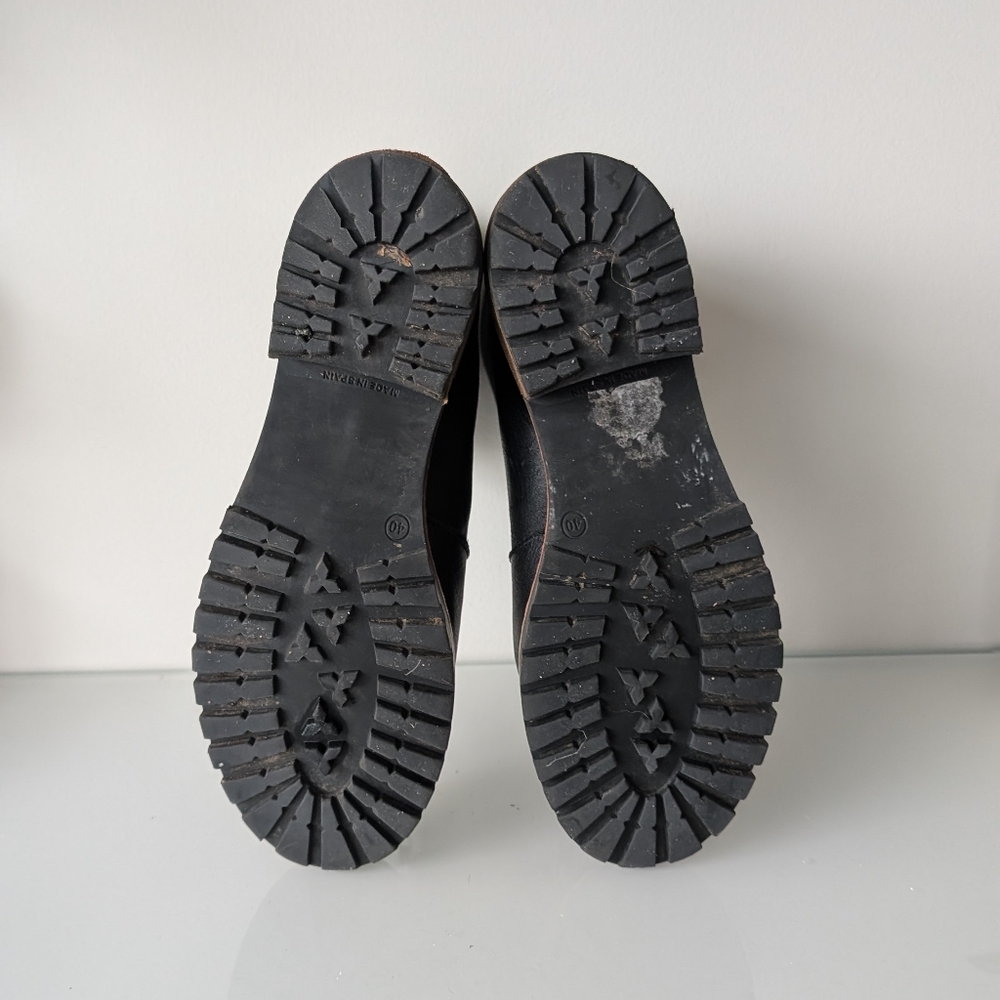 Made in Spain - Black Leather Ankle Boots - Picture 5 of 5